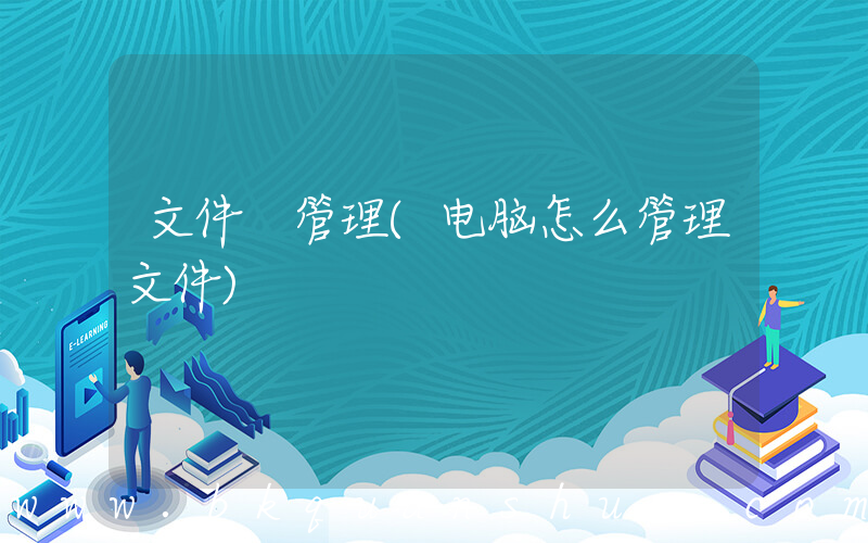 文件 管理(电脑怎么管理文件)